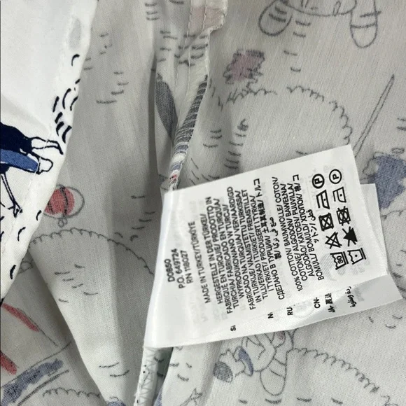 Boden White Long-Sleeve Shirt Dress with Green Tree Print - Picture 10 of 11